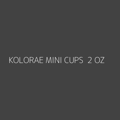 Product KOLORAE MINI CUPS  2 OZ