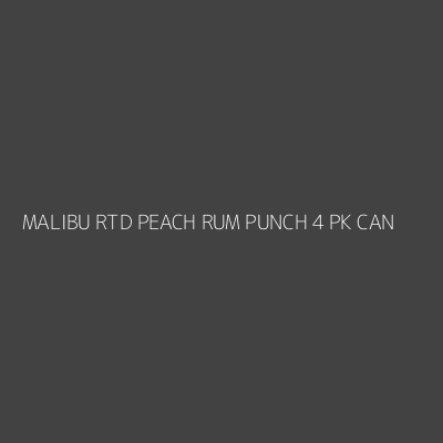 Product MALIBU RTD PEACH RUM PUNCH 4 PK CAN