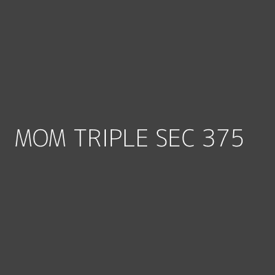 Product MOM TRIPLE SEC 375