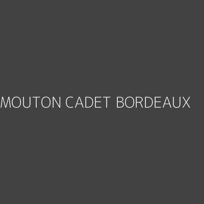 Product MOUTON CADET BORDEAUX