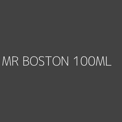 Product MR BOSTON 100ML