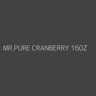 Product MR.PURE CRANBERRY 160Z