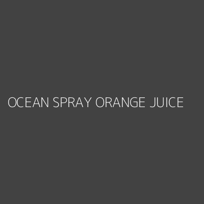 Product OCEAN SPRAY ORANGE JUICE