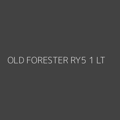 Product OLD FORESTER RY5 1 LT