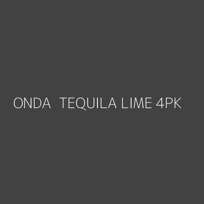 Product ONDA  TEQUILA LIME 4PK