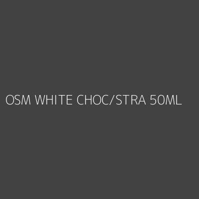 Product OSM WHITE CHOC/STRA 50ML