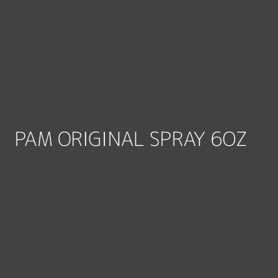 Product PAM ORIGINAL SPRAY 6OZ