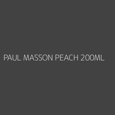 Product PAUL MASSON PEACH 200ML