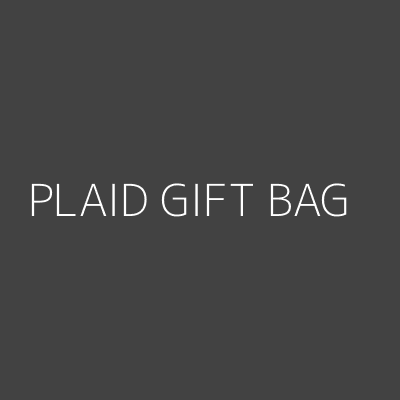 Product PLAID GIFT BAG