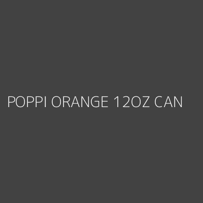 Product POPPI ORANGE 12OZ CAN