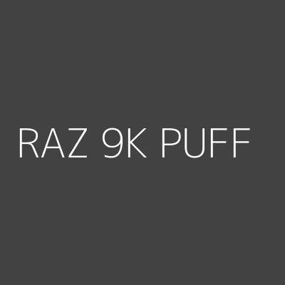 Product RAZ 9K PUFF