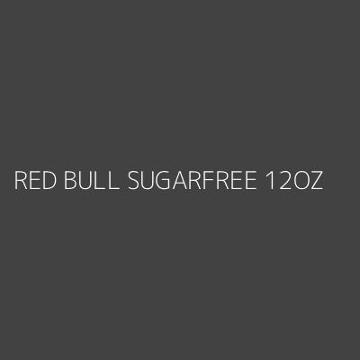 Product RED BULL SUGARFREE 12OZ