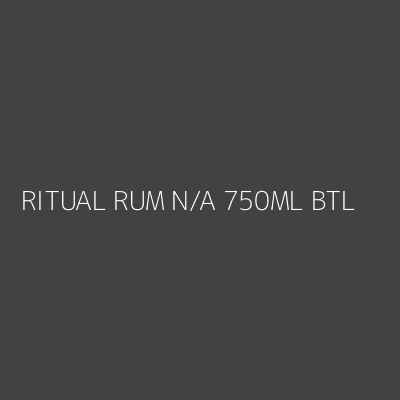 Product RITUAL RUM N/A 750ML BTL