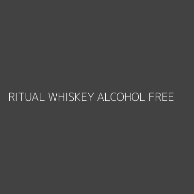 Product RITUAL WHISKEY ALCOHOL FREE