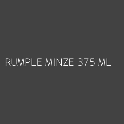 Product RUMPLE MINZE 375 ML