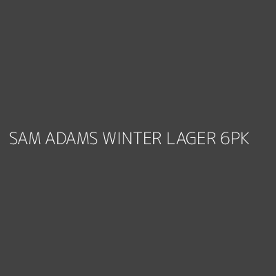 Product SAM ADAMS WINTER LAGER 6PK