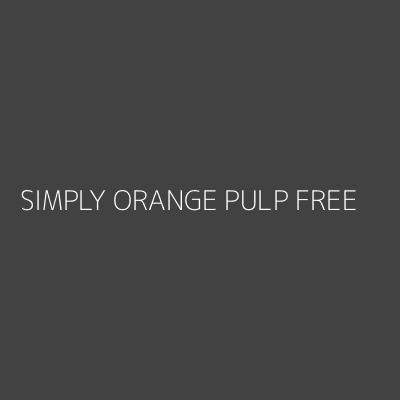 Product SIMPLY ORANGE PULP FREE