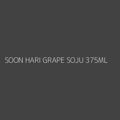 Product SOON HARI GRAPE SOJU 375ML
