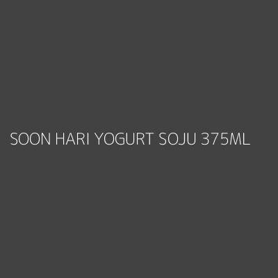 Product SOON HARI YOGURT SOJU 375ML
