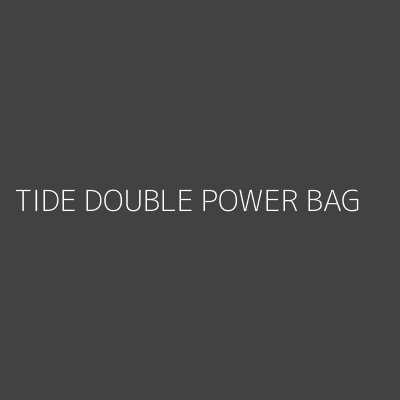 Product TIDE DOUBLE POWER BAG