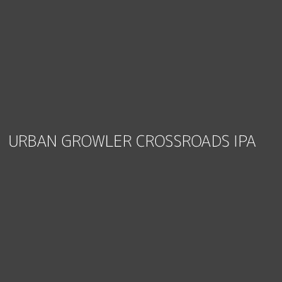 Product URBAN GROWLER CROSSROADS IPA