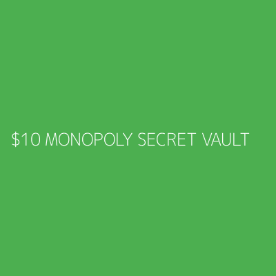 Product $10 MONOPOLY SECRET VAULT