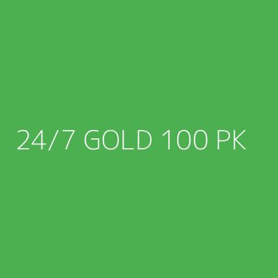 Product 24/7 GOLD 100 PK