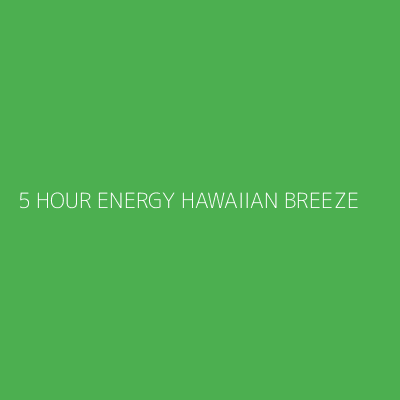 Product 5 HOUR ENERGY HAWAIIAN BREEZE