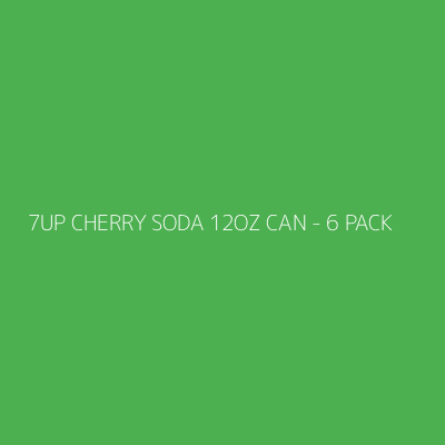 Product 7UP CHERRY SODA 12OZ CAN - 6 PACK