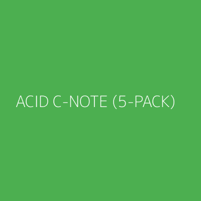 Product ACID C-NOTE (5-PACK)