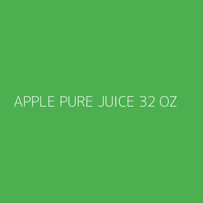 Product APPLE PURE JUICE 32 OZ