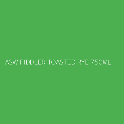 Product ASW FIDDLER TOASTED RYE 750ML