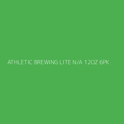Product ATHLETIC BREWING LITE N/A 12OZ 6PK