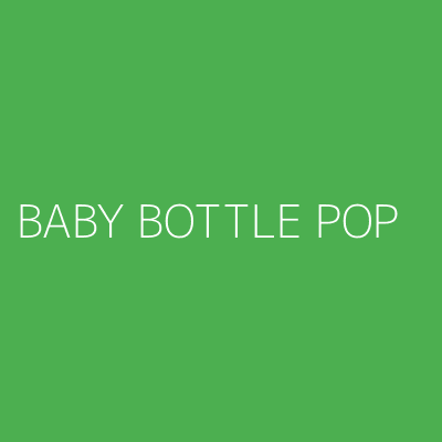 Product BABY BOTTLE POP