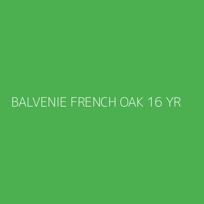 Product BALVENIE FRENCH OAK 16 YR