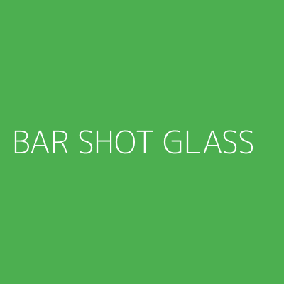 Product BAR SHOT GLASS