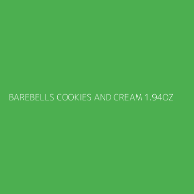 Product BAREBELLS COOKIES AND CREAM 1.94OZ