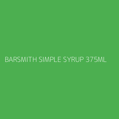 Product BARSMITH SIMPLE SYRUP 375ML