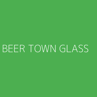 Product BEER TOWN GLASS