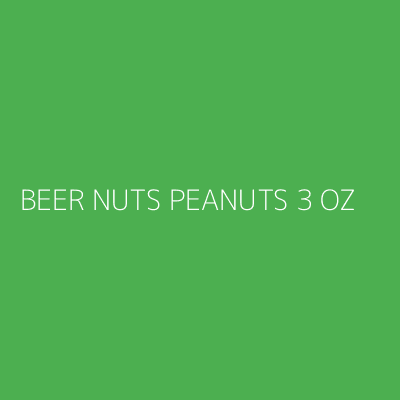 Product BEER NUTS PEANUTS 3 OZ