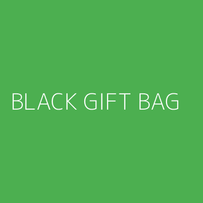 Product BLACK GIFT BAG