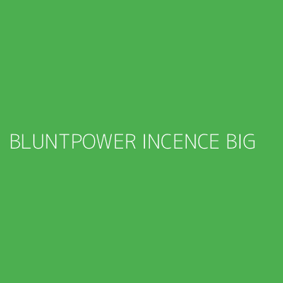 Product BLUNTPOWER INCENCE BIG