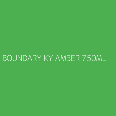 Product BOUNDARY KY AMBER 750ML