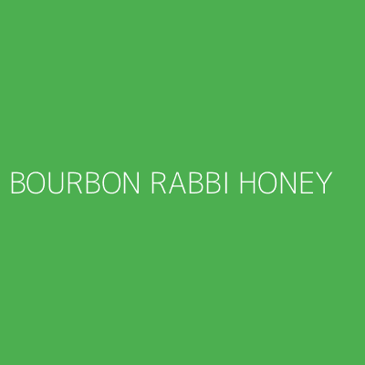 Product BOURBON RABBI HONEY