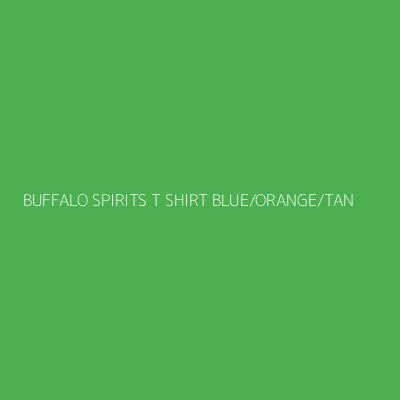 Product BUFFALO SPIRITS T SHIRT BLUE/ORANGE/TAN