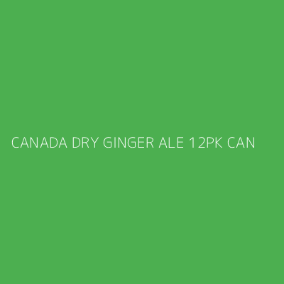 Product CANADA DRY GINGER ALE 12PK CAN