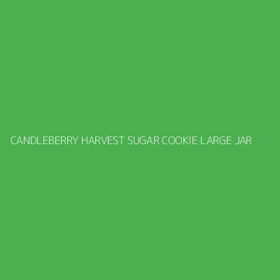 Product CANDLEBERRY HARVEST SUGAR COOKIE LARGE JAR