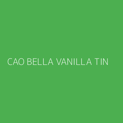 Product CAO BELLA VANILLA TIN