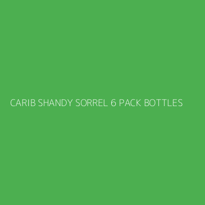 Product CARIB SHANDY SORREL 6 PACK BOTTLES