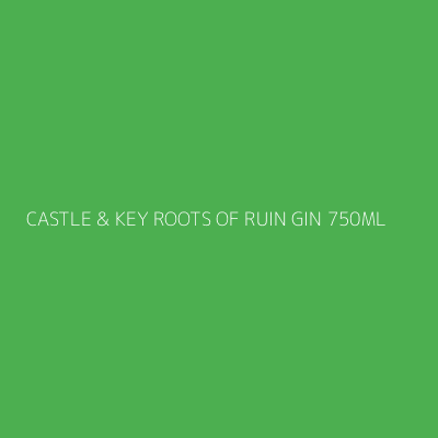 Product CASTLE & KEY ROOTS OF RUIN GIN 750ML